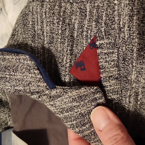 Baby Boyz Heather Gray Sweater Jacket 18mo - Picture 4 of 6